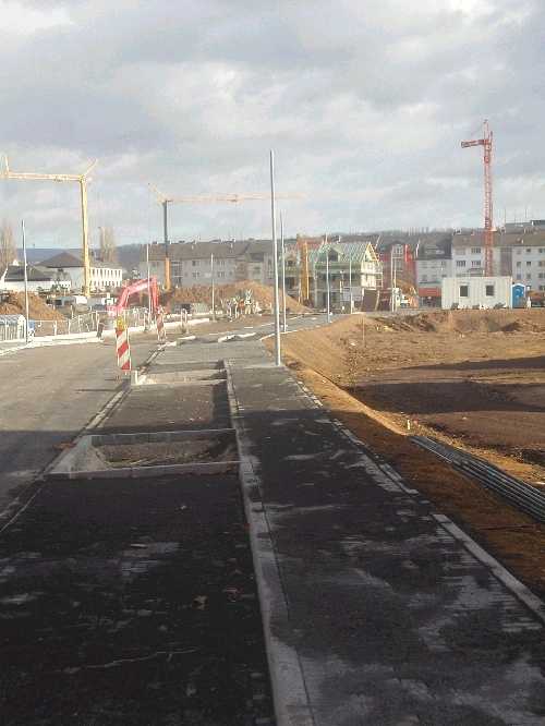 Stra�enausbau Boelcke-Kaserne