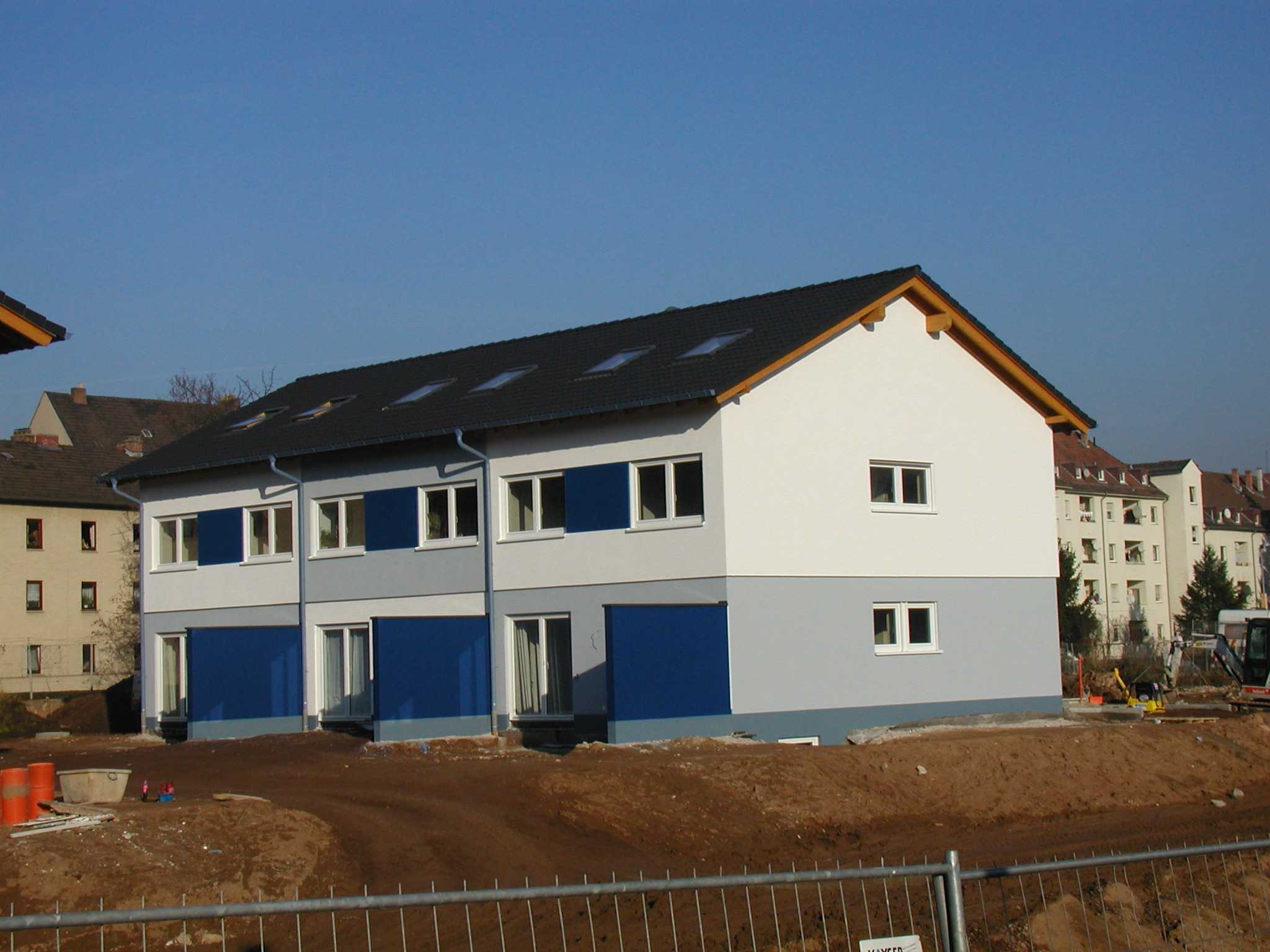 Neue Reihenhausbebauung in der Boelcke-Kaserne