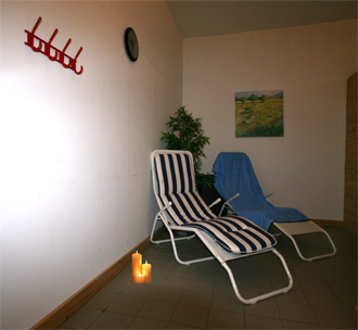 Ruheraum der Sauna Ruheraum der Sauna