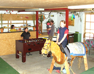 indoorspielplatz auf dem Ferienhof Baustrup