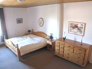 Schlafzimmer der Ferienwohnung