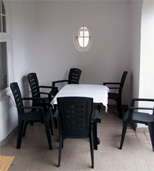 Terrassenbalkon der Ferienwohnung